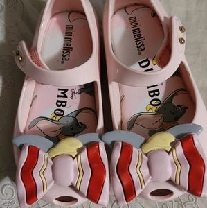 mini melissa Dumbo girl shoes size 9